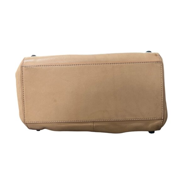 Loeffler Randall Tan Leather Studded Satchel Bag Shoulder Crossbody - Picture 4 of 8